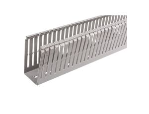 Korytko grzebieniowe samogasnące 40x80 szare z pokrywą UV ECS4080 /2m/