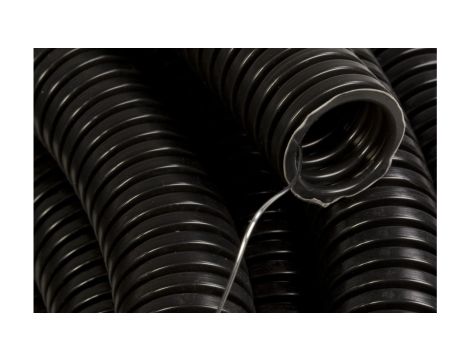 Rura karbowana z pilotem 32mm czarna 750N FK15/32F DX15132R /50m/