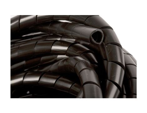 Wężyk ochronny spiralny WSN 12/S czarny E01WS-01010200500 /10m/