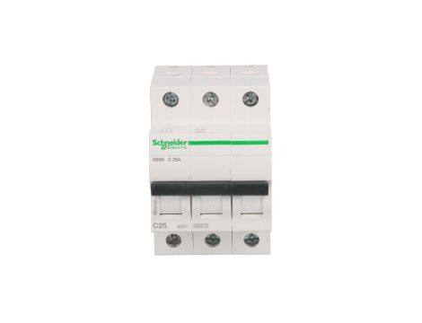 Wyłącznik nadprądowy 3P C 25A 6kA AC K60N Acti9 A9K02325