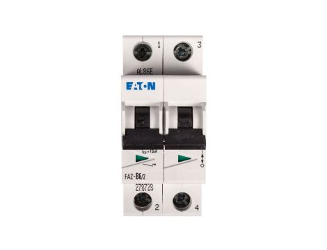 Wyłącznik nadprądowy 2P B 6A 15kA AC FAZ B6/2 278728