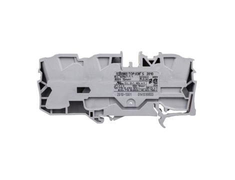 Złączka szynowa 3-przewodowa 10mm2 szara 2010-1301 TOPJOBS