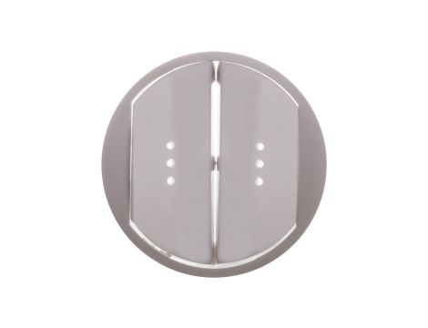 CELIANE Klawisz podwójny łącznika z podświetleniem biały 068004