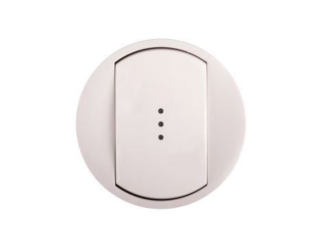 CELIANE Klawisz pojedynczy do łącznika podświetlany biały 068003