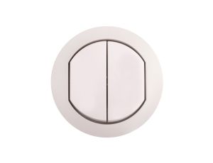 CELIANE Klawisz hermetyczny podwójny IP44 biały 067802