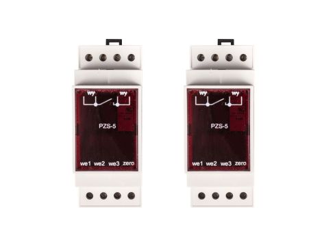 Przekaźnik zdalnego sterowania oświetlenia ulicznego w układzie kaskady PZS-5 230V AC 35x95x58mm RABB7012G2W7