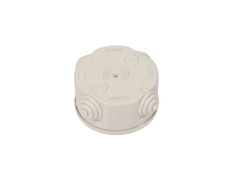 Puszka natynkowa 80x40mm tworzywo IP44 szara OL20002