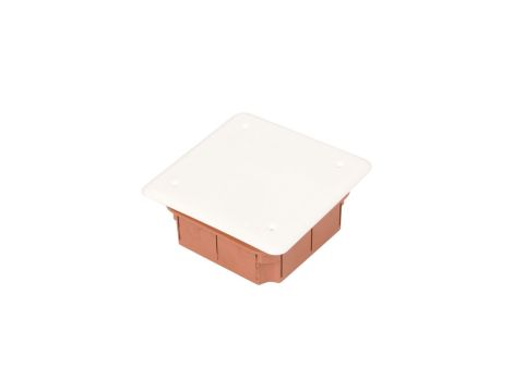 Puszka podtynkowa 92x92x45mm ze śrubami biała OL10001