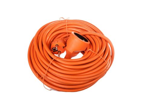 Przedłużacz ogrodowy 1-gniazdo z/u 20m /H05VV-F 3x1,5/ pomarańczowy P01120