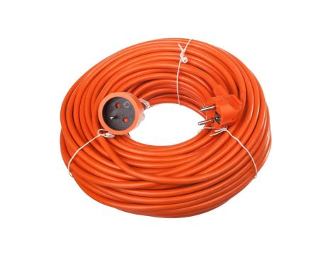 Przedłużacz ogrodowy 1-gniazdo z/u 40m /H05VV-F 3x1,5/ pomarańczowy P01140