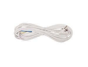 Przewód przyłączeniowy H05VV-F 3x1 5m biały S14315