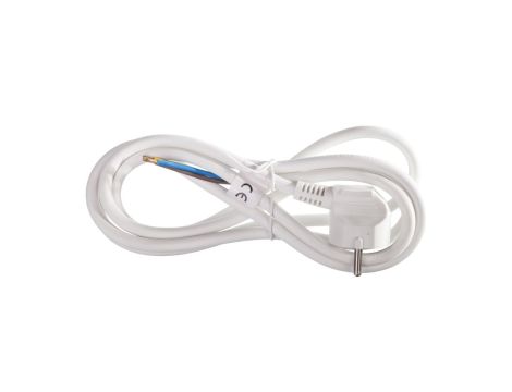 Przewód przyłączeniowy H05VV-F 3x1,5 2m biały S14322