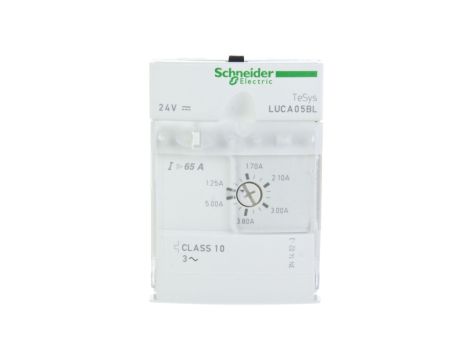 Blok wyzwalacza 3-biegunowy ochrona silnika 1,25-5A 24V DC LUCA05BL