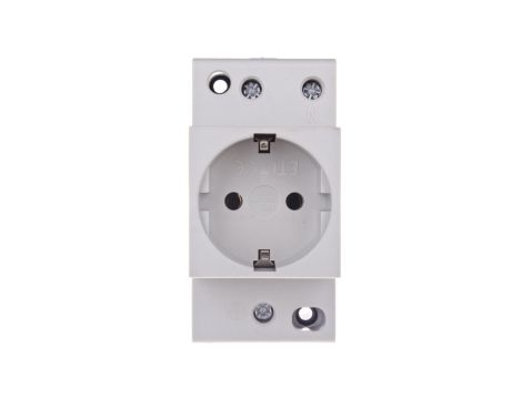 Gniazdo modułowe 2P+Z 10/16A 230V Schuko, na szynę 002414020