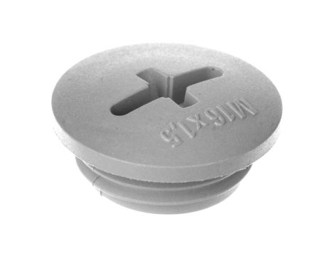 Zaślepka poliamidowa M16 IP54 SKINDICHT BLK-GL-M 16x1,5 ciemnoszara 52006111 /100szt./