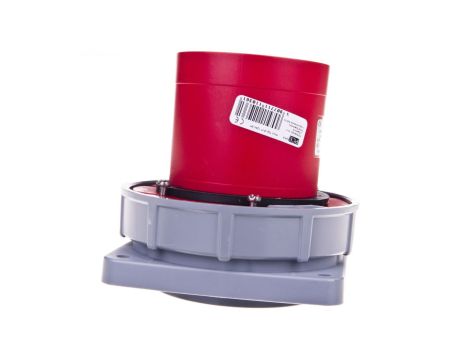 Wtyczka tablicowa 125A 5P 400V czerwona IP67 POWER TWIST 645-6