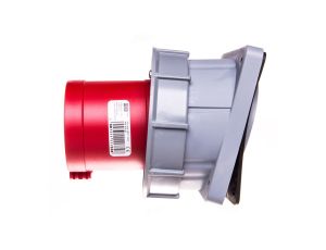Wtyczka tablicowa skośna 63A 5P 400V czerwona IP67 POWER TWIST 735-6