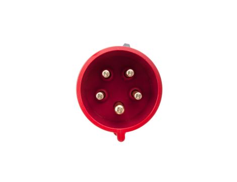 Wtyczka przenośna 32A 5P 400V czerwona IP44 TURBO SHARK 025-6TT