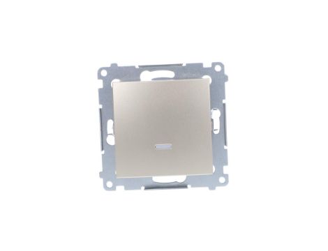 Simon 54 Łącznik jednobiegunowy, szybkozłącza, złoty mat DW1ZL.01/44