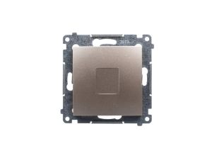 Simon 54 Zaślepka ramki złoty mat DPS.01/44