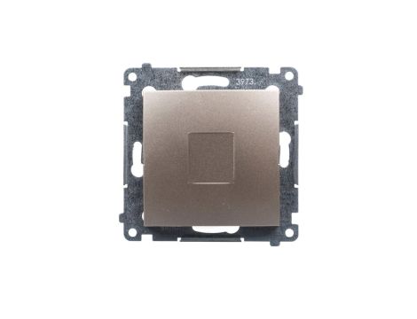 Simon 54 Zaślepka ramki złoty mat DPS.01/44