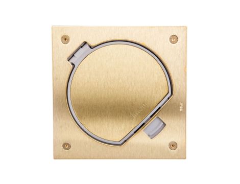 Simon Connect Wkład K45 puszki z gniazdem pojedynczym z/u 16A IP68 mosiądz KSE2/23/71