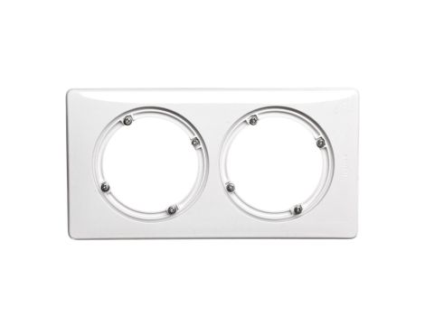 CELIANE Ramka biały podwójna IP44 069072