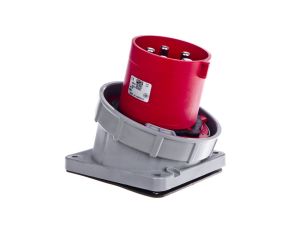 Wtyczka tablicowa skośna 125A 5P 400V czerwona IP67 POWER TWIST 745-6