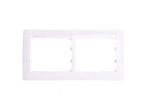 SISTENA LIFE Ramka podwójna pozioma arctic 771014