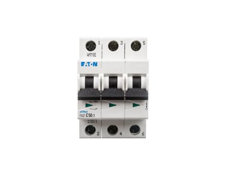Wyłącznik nadprądowy 3P C 50A 15kA AC FAZ C50/3 278878