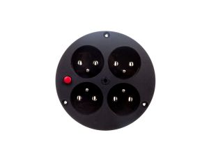 Gniazdo do przedłużacza GDP 4x220V+Termik 32.51