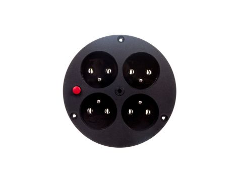 Gniazdo do przedłużacza GDP 4x220V+Termik 32.51