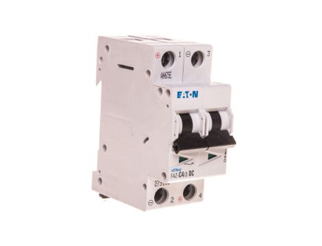 Wyłącznik nadprądowy 2P C 4A 15kA DC FAZ C4/2-DC 279136