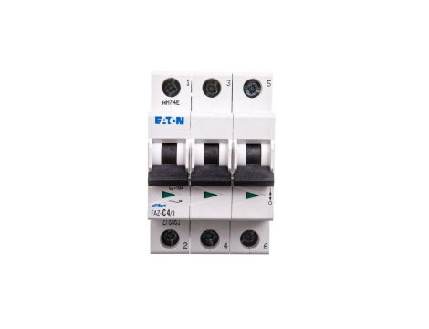 Wyłącznik nadprądowy 3P C 4A 15kA AC FAZ C4/3 278865