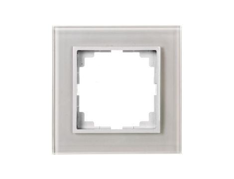 Sentia Ramka pojedyncza szklana biała 1471-62