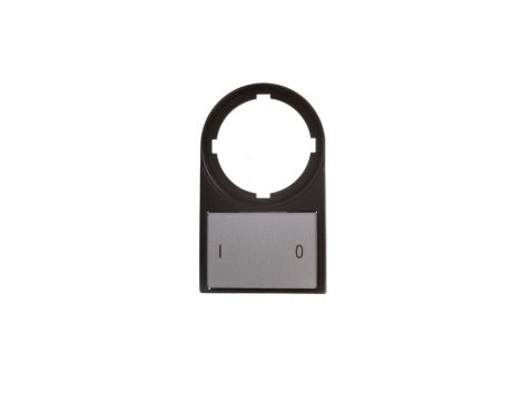 Tabliczka opisowa 0-I 50x30mm czarna prostokątna M22S-ST-X89 218147