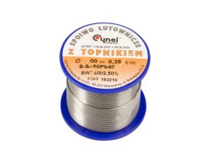 Drut do lutowania 1mm 250g DW 1,00/TLR cyna E05ML-01010200701