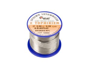 Drut do lutowania 2mm DW 2,00/TLR cyna E05ML-01010200801