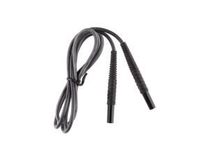 Przewód pomiarowy 1,2m czarny /wtyki bananowe/ WAPRZ1X2BLBB