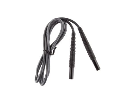 Przewód pomiarowy 1,2m czarny /wtyki bananowe/ WAPRZ1X2BLBB