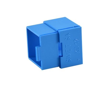 Króciec dystansowy 22x22mm do puszek szeregowych niebieski KD12 37088003 /50szt./