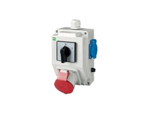 RS-Z rozdzielnica siłowa wyłącznik 0-1 3P+N+Z 32A, 2P+Z 230V szary 6275-00