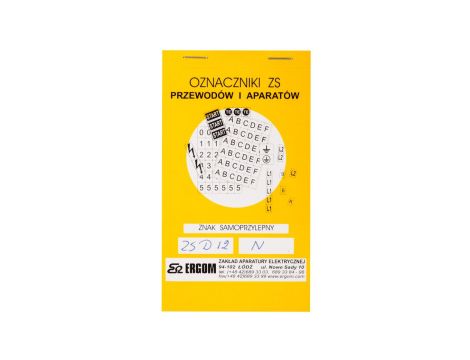 Znaki samoprzylepne ZS D12/N E04ZP-02030401200