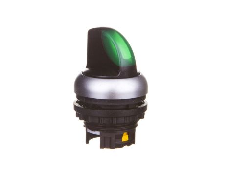 Napęd przełącznika 2 położeniowy zielony z podświetleniem z samopowrotem M22-WLK-G 216816