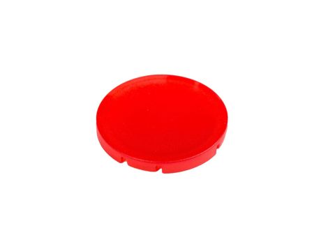 Soczewka przycisku 22mm płaska bez opisu M22-XDL-R czerwona 216442