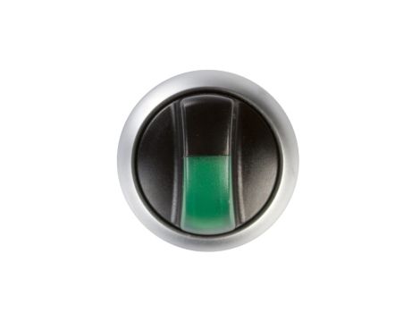 Napęd przełącznika 3 położeniowy zielony z podświetleniem bez samopowrotu M22-WRLK3-G 216847