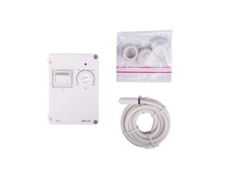 Termostat DEVIreg 610 230V 10A -10-50CIP44 biały 140F1080