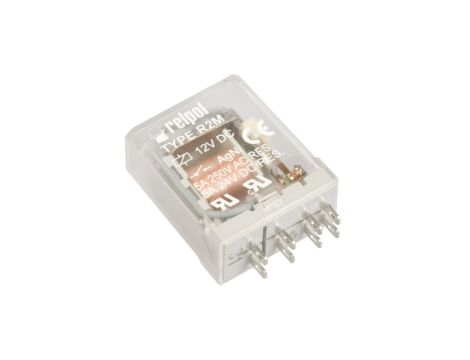 Przekaźnik przemysłowy 2P 5A 12V DC AgNi R2M-2012-23-1012 617170