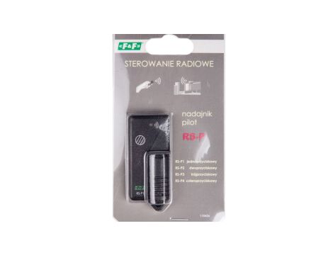 Pilot jednoprzyciskowy 12V A23 868MHz 30m czarny RS-P1