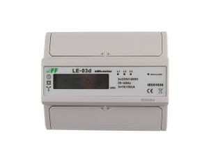 Licznik energii elektrycznej 3-fazowy 100A 230/400V z wyświetlaczem LCD MID LE-03D